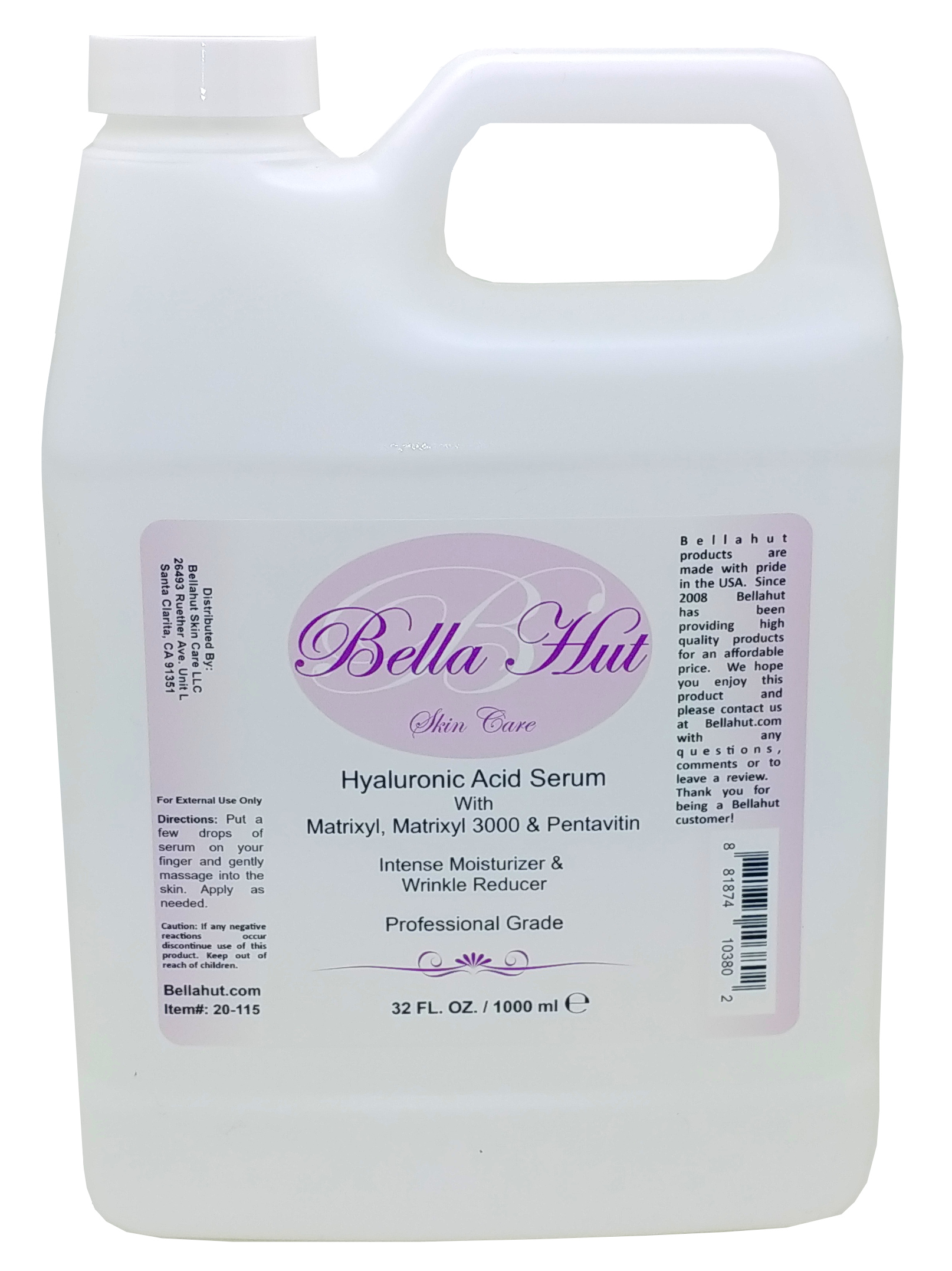 100% Hyaluronic Acid Serum with Matrixyl and Matrixyl 3000 and Pentavitin
