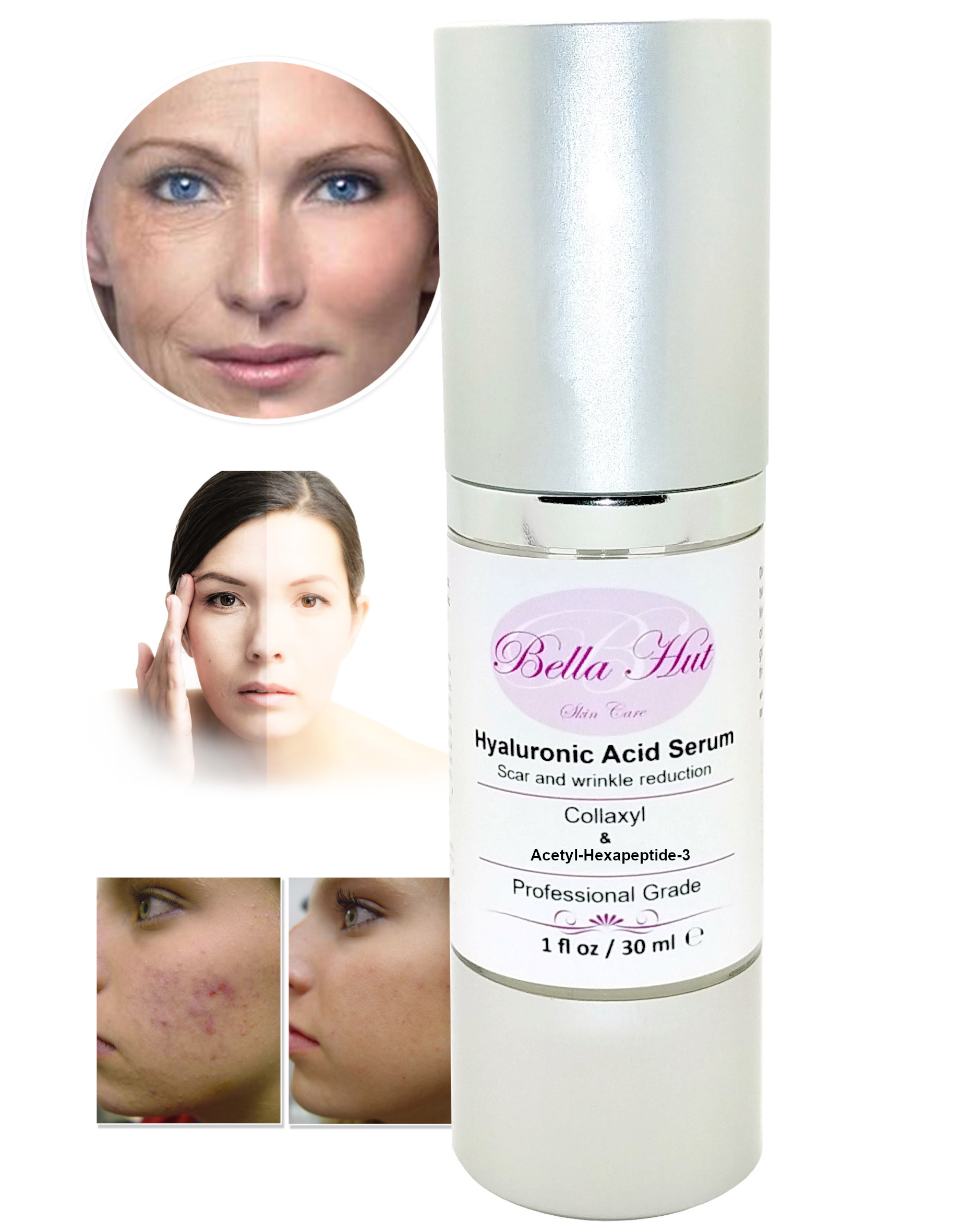 100% Hyaluronic Acid Serum with Collaxyl and Argireline