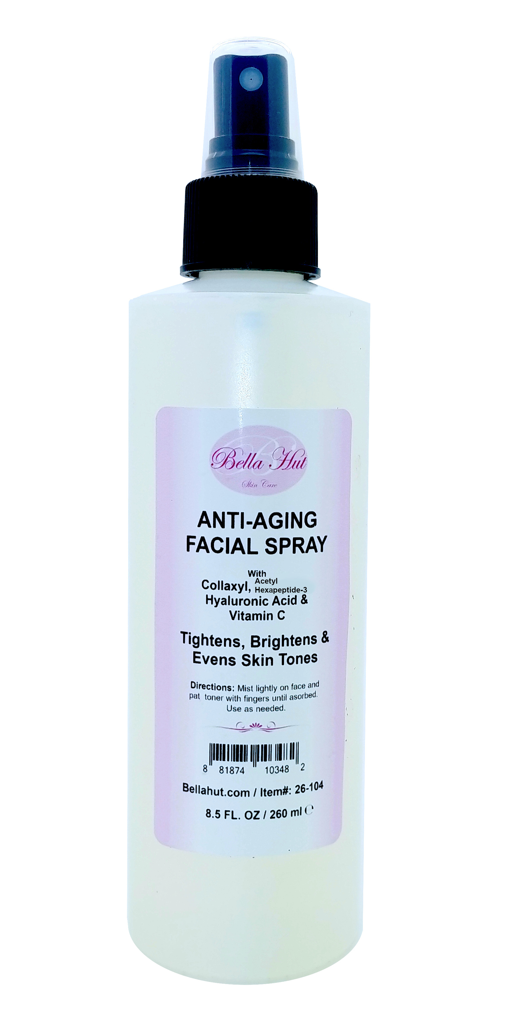 Anti Aging Facial Spray with Collaxyl Acetyl hexapeptide-3 Hyaluronic Acid and Vitamin C