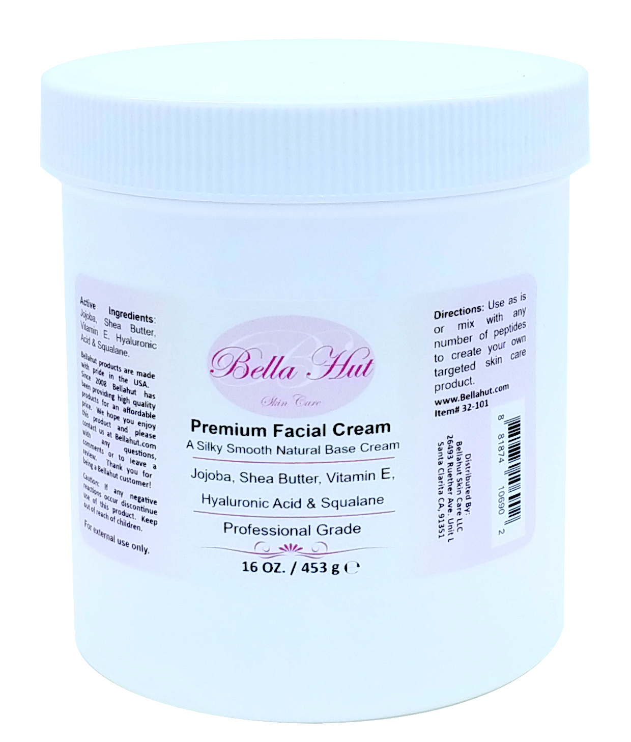 100% Pure Hyaluronic Acid Base Cream