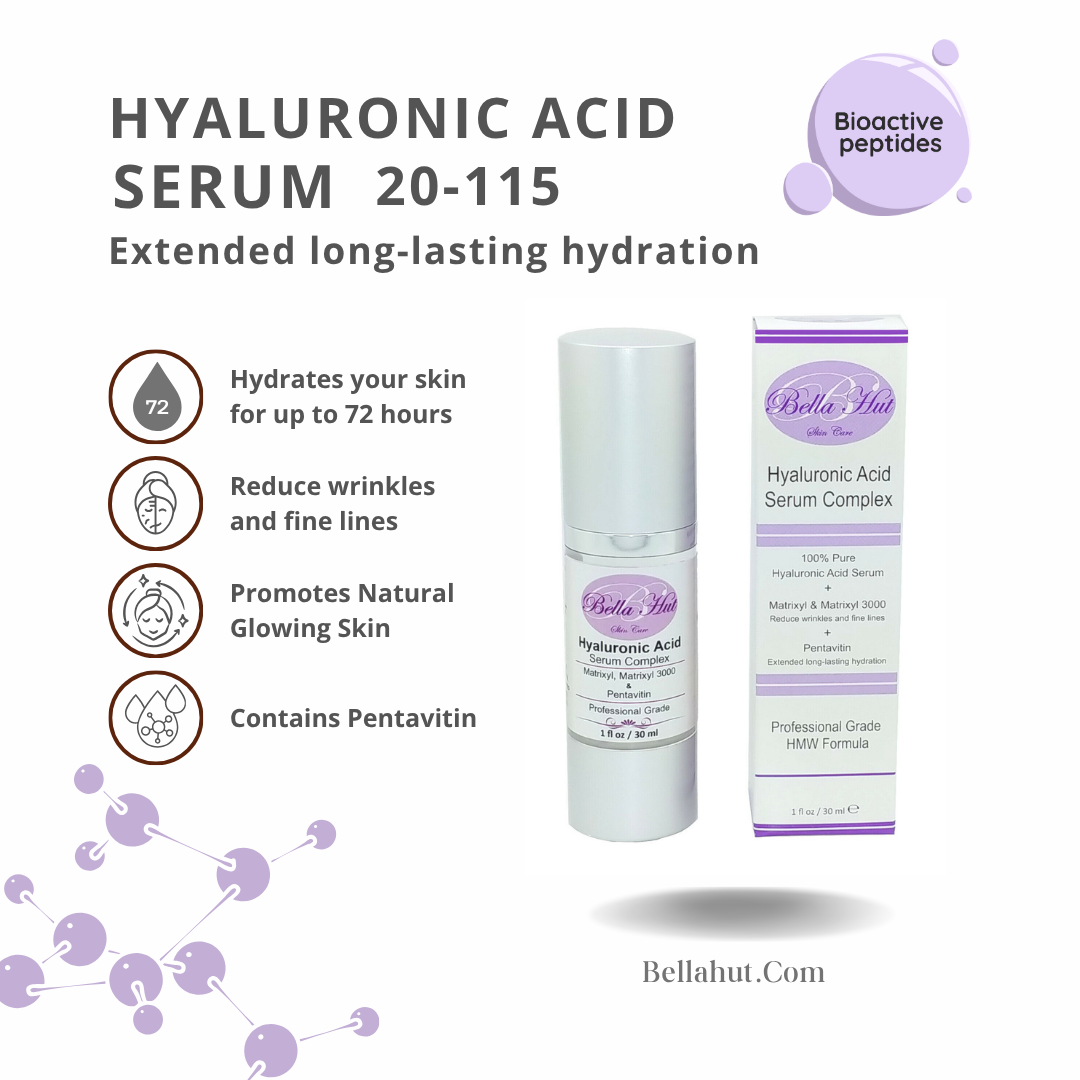 100% Hyaluronic Acid Serum with Matrixyl and Matrixyl 3000 and Pentavitin