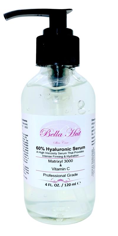 /60% Hyaluronic Acid Serum with Matrixyl 3000™ And Vitamin C to reduce wrinkles, fine lines and mositurize skin
