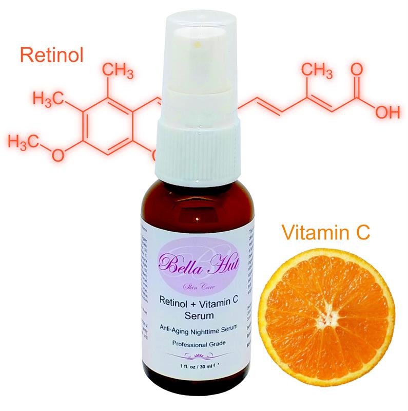 Bellahut Retinol Plus Vitamin C Serum For The Reduction of Wrinkles And Helps Fight Signs Of Aging