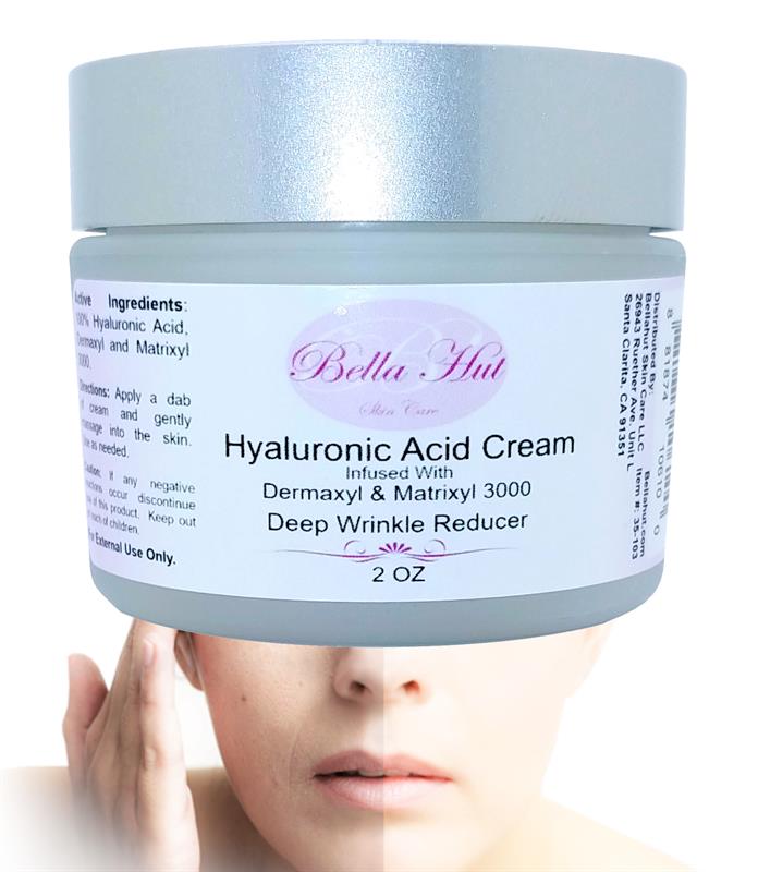 100% Hyaluronic Acid Cream with Dermaxyl And Matrixyl 3000