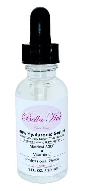 /60% Hyaluronic Acid Serum with Matrixyl 3000™ And Vitamin C to reduce wrinkles, fine lines and mositurize skin