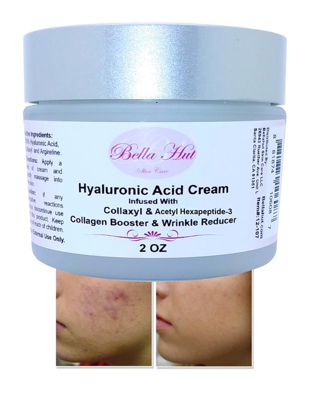 /100% Hyaluronic Acid Cream with Collaxyl and Acetyl hexapeptide-3 