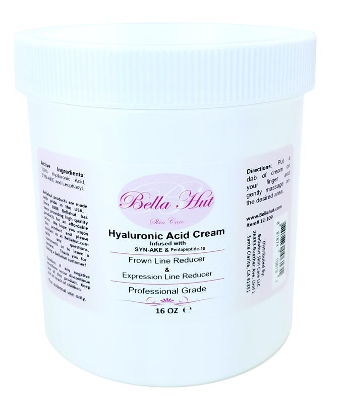 /100% Hyaluronic Acid Cream with Syn-Ake and Pentapeptide-18