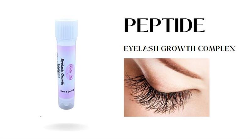 /Eyelash growth peptide additive for mixing cream or serum